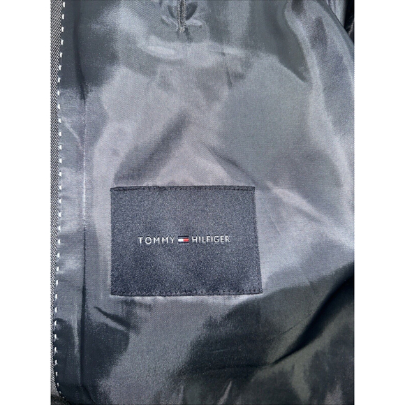 Tommy Hilfiger 44R Gray Two Button Wool Blazer DBL Vent - Picture 5 of 6